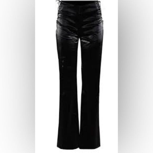 Tiger Mist Amity Lace Up Cut Out Pants and Corset Top Set XS / S Black Shimmer - Picture 6 of 10